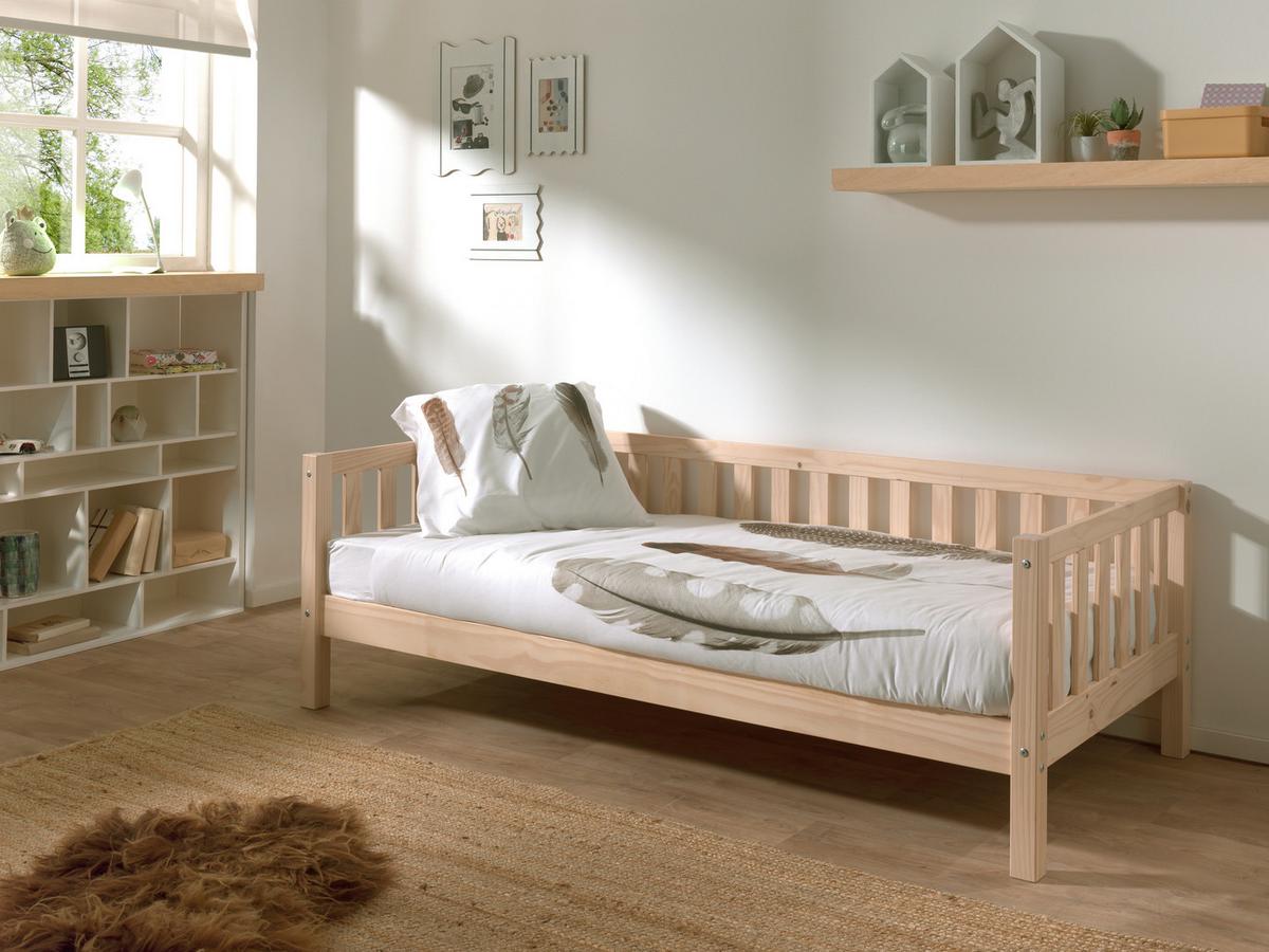 Kinder-/juniorbett Fritz Kieferfarben 90x200cm - Kieferfarben, MODERN, Holz/Holzwerkstoff (90/200cm) - MID.YOU