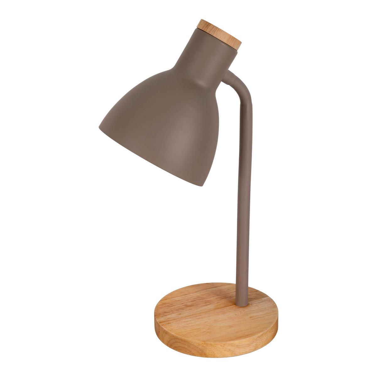 Tischleuchte Exkl. E14 - KONVENTIONELL, Holz/Metall (14/14/36cm) - Näve