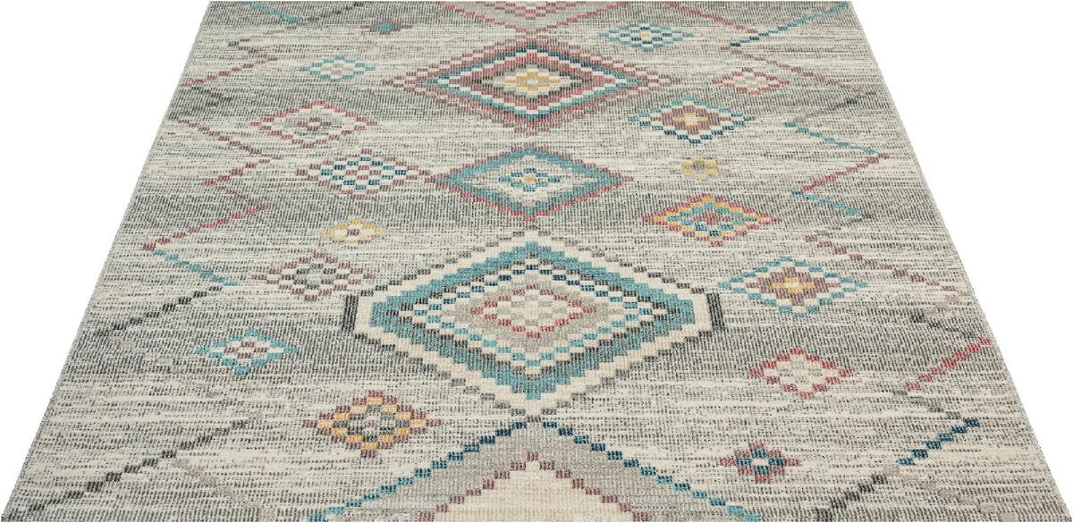 Läufer Salsa Outdoor 54509 - Pastellgrün/Creme, KONVENTIONELL, Textil (80/300cm)
