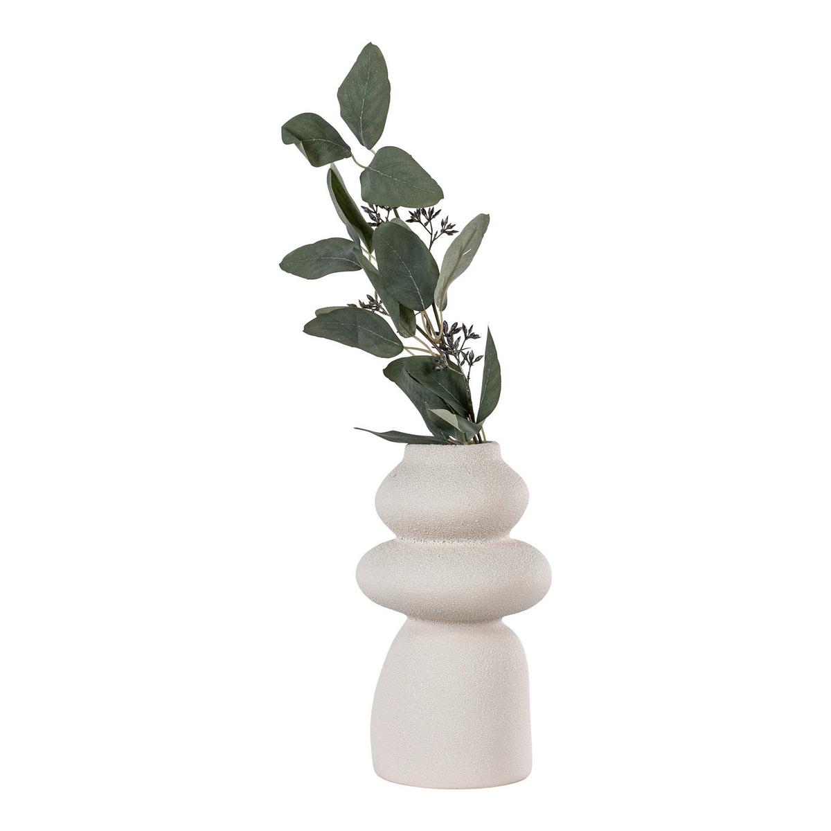 Vase Beige B: 14,5 cm - Beige, Design, Keramik (14.5/26.5/14.5cm)