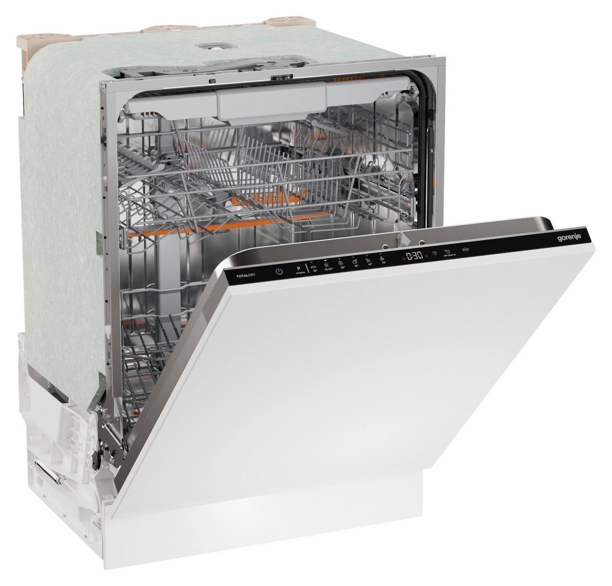 GESCHIRRSPÜLER Edelstahlfarben B: 59,8cm - Edelstahlfarben, Kunststoff/Metall (59,8/81,6/55,5cm) - Gorenje