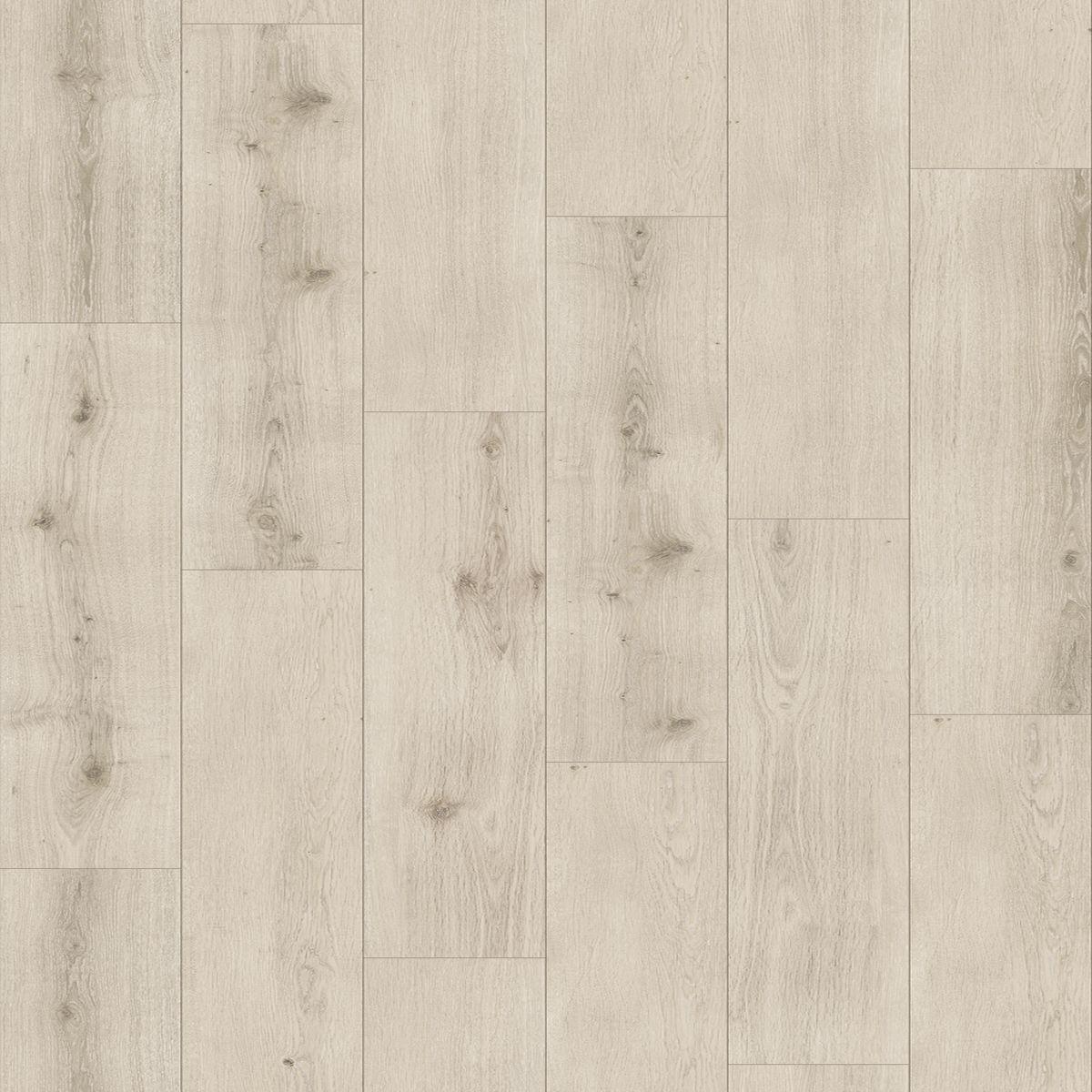 Designboden Eichefarben /weiß Landhausdiele Stärke 8mm - Eichefarben/Weiß, Basics, Holz/Kunststoff (128,5/19,4/0,8cm) - Parador
