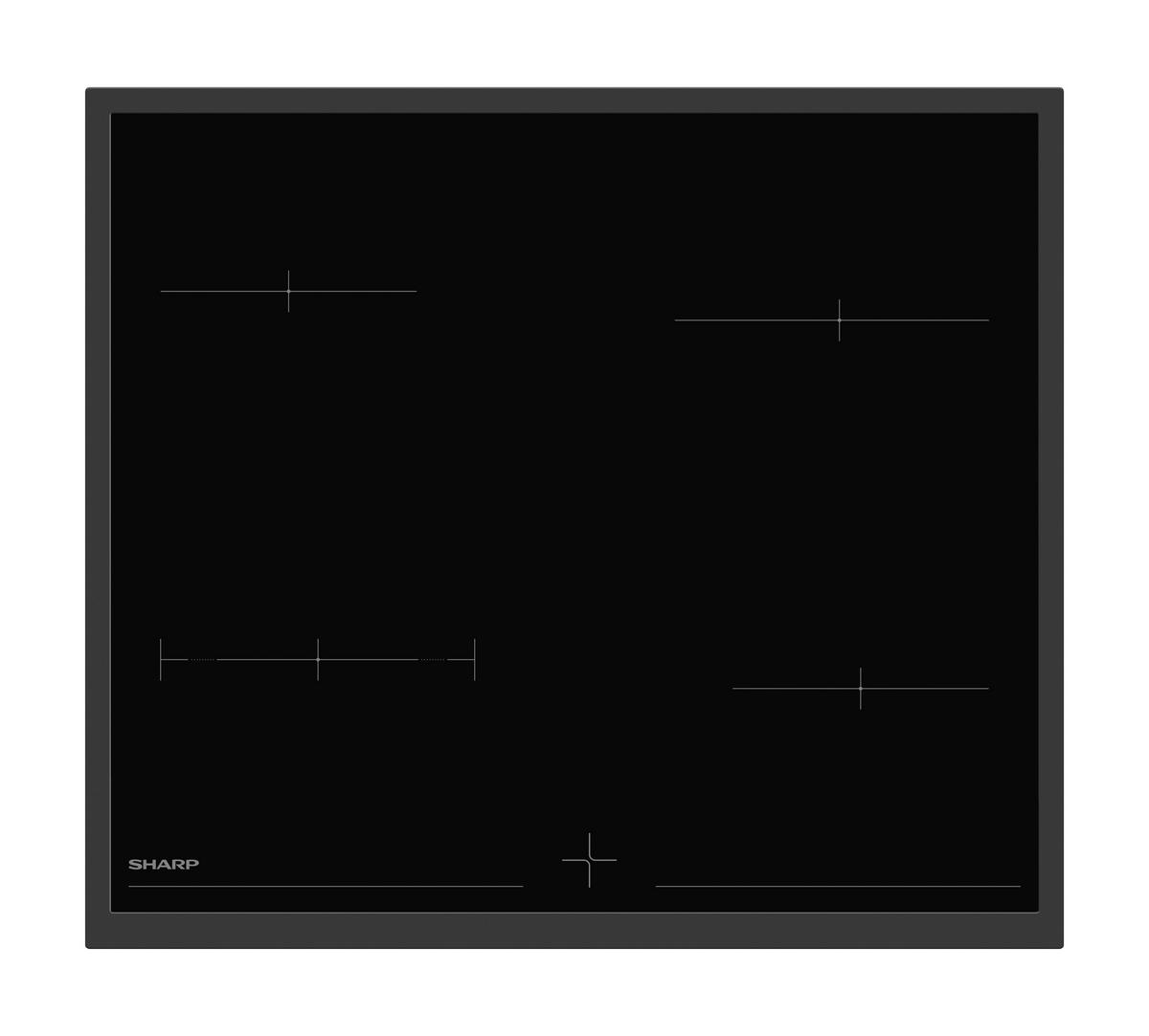 Einbauherd-set Schwarz/glaskeramik B:59,5cm - Schwarz, Basics, Glas/Metall (59.5/59.5/57.5cm)