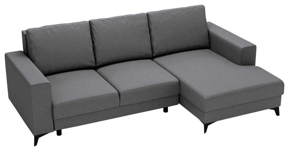 Harvey Grau S: 244x156 cm - Schwarz/Grau, Design, Textil (244/156cm) - Livetastic