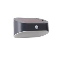 Solarleuchte 67421bk-Pir Solar - Grau, KONVENTIONELL, Kunststoff (17/9,5/9,5cm)
