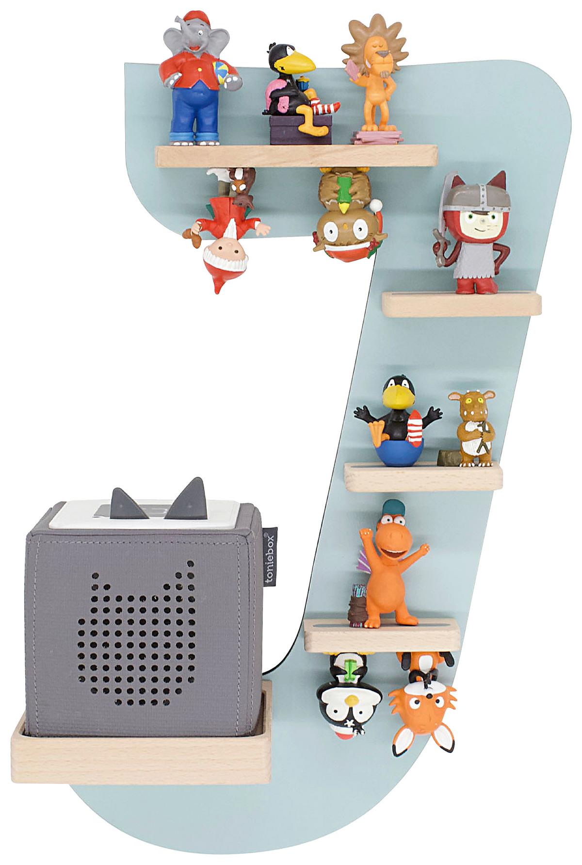 Kinderregal Boarti Grün B: 32 cm - Grün, MODERN, Holzwerkstoff (32/47/19cm) - MID.YOU