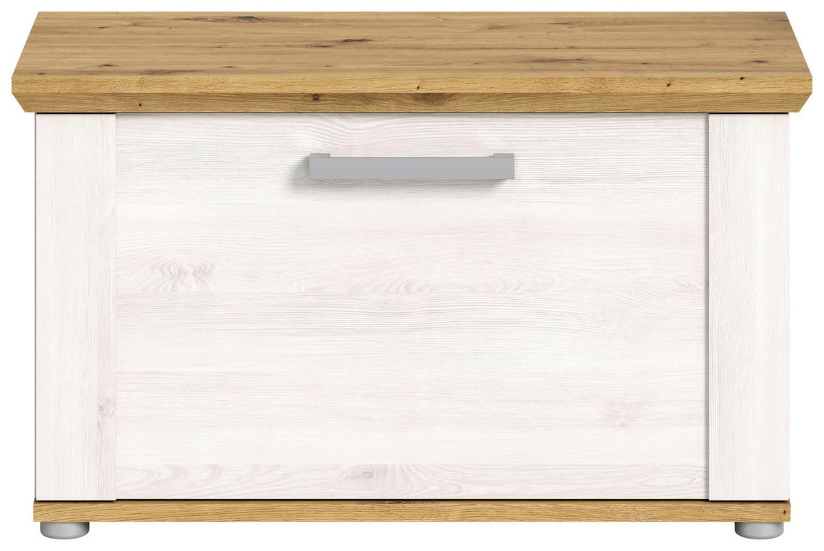 Garderobenbank Verona Lärche B: 78 Cm - Silberfarben, KONVENTIONELL, Holzwerkstoff (78/45/37cm) - MID.YOU