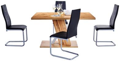 Moderner Tisch mit Freischwinger Moderner Tisch mit Freischwinger