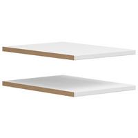 Vkladacia polica MULTISTAURAUM - biela, Modern, kompozitné drevo (26,9/3/35,8cm)