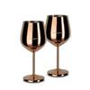 Weingläser Echtwerk Metall, Kupferfarben, Je 500ml - Kupferfarben, Basics, Metall (9,3/4,5/21cm) - Echtwerk