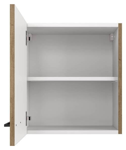 Küchenoberschrank Cara 50 cm Eiche Artisan 1 Drehtür - Eiche Artisan, KONVENTIONELL, Holzwerkstoff (50/54,8/32cm) - FlexWell
