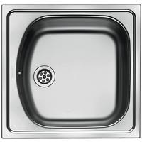 Spüle Etn610 Edelstahl Bxt: 45,5x43,5 Cm - Edelstahlfarben, Metall (45.5/14/43,5cm)