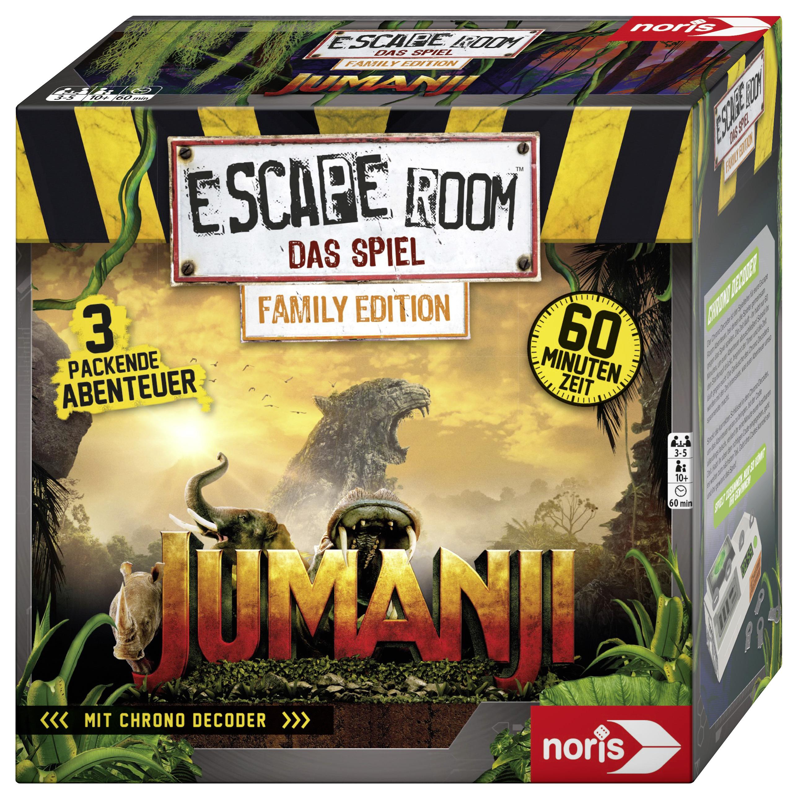 Spiel Escape Room Jumanji Ab 10 Jahren, Strategiespiel - Multicolor, Basics, Karton/Papier (11,5/26,5/26,5cm)