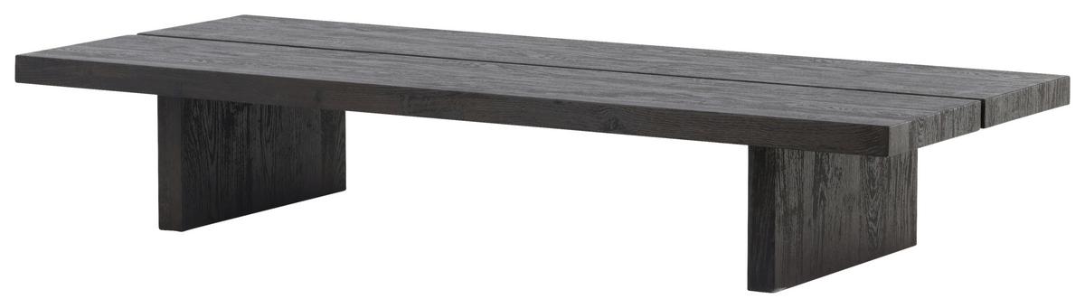 Couchtisch Lancester - Schwarz, Design, Holz (140/60/25cm) - Livetastic