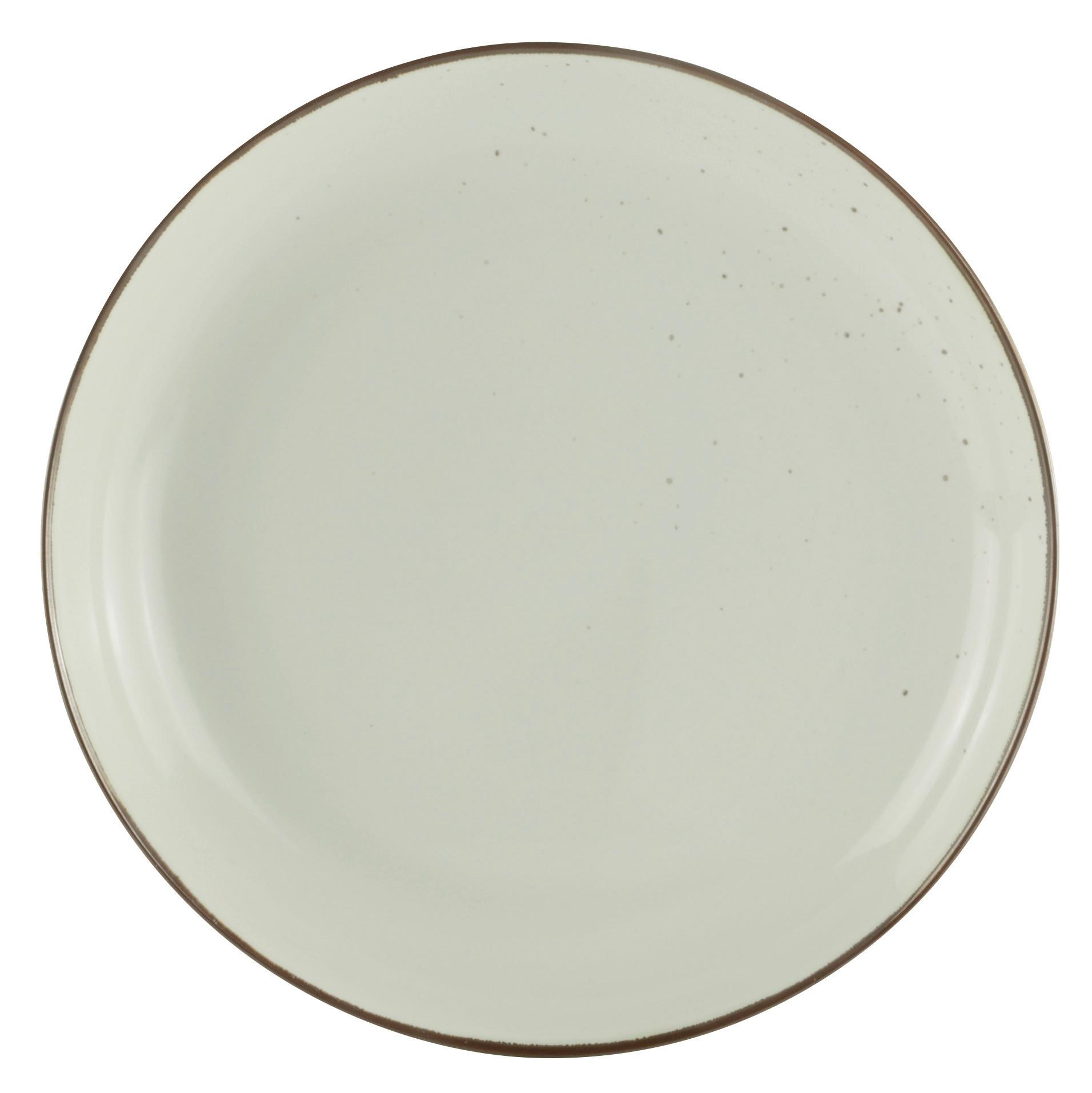 MĚLKÝ TALÍŘ CAPRI - krémová, Moderní, keramika (27/3,7cm) - Mömax