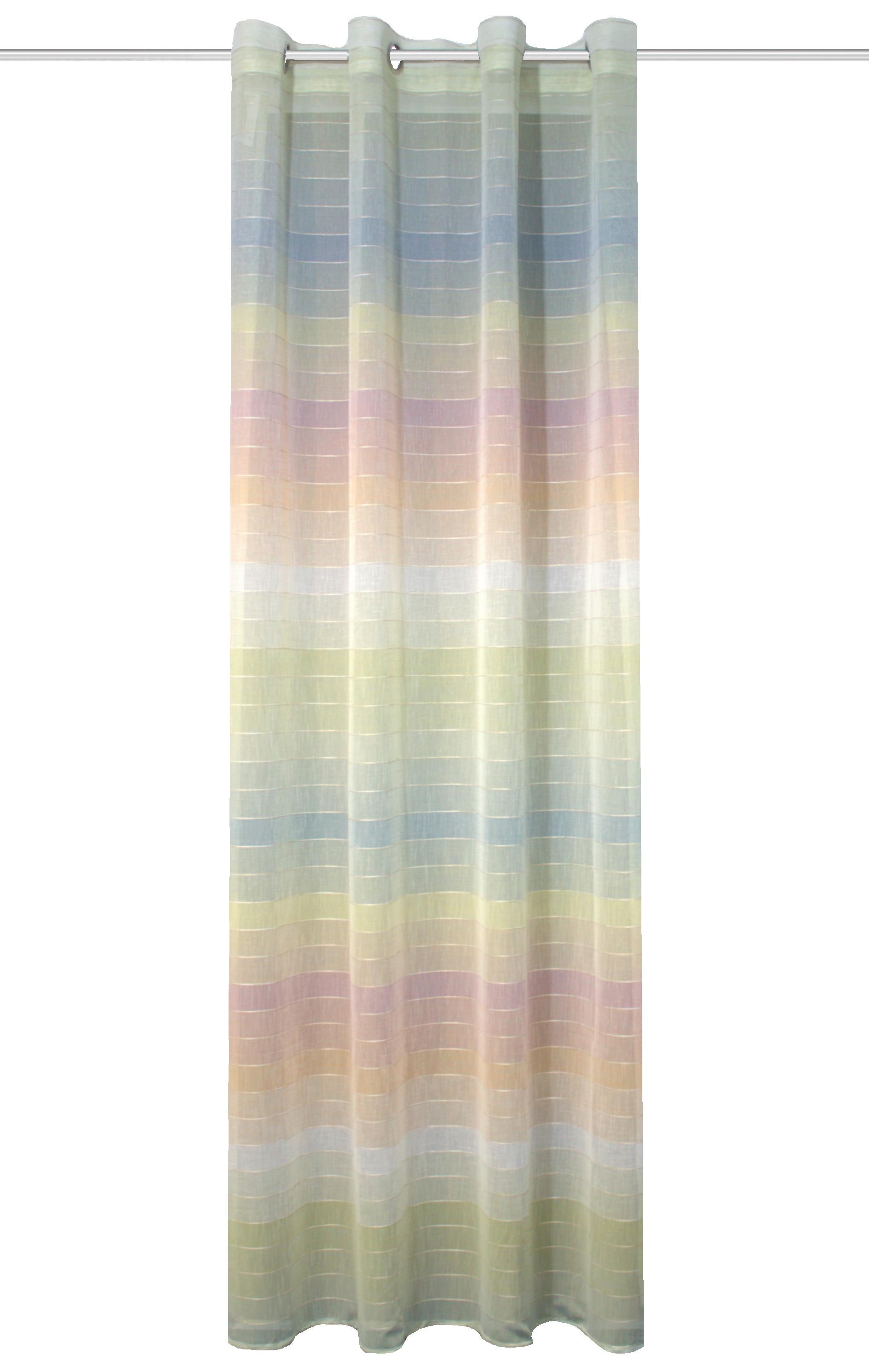 Ösenvorhang Rainbow Multicolor - Multicolor, Basics, Textil (140/245cm) - Schmidt W. Gmbh