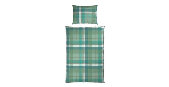 Bettwäsche Yasmin - Grün, MODERN, Textil - Luca Bessoni
