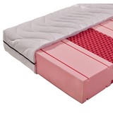 Komfortschaummatratze Comfort H2 140x200cm - Weiß, MODERN, Textil (140/200cm) - Primatex