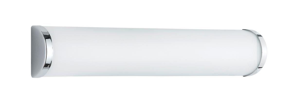 Bad-Wandleuchte Ip21 3-Flammig mit Opalglas, Satiniert - Chromfarben/Opal, Design, Glas/Metall (40,5/8,3/6,3cm) - Trio Leuchten