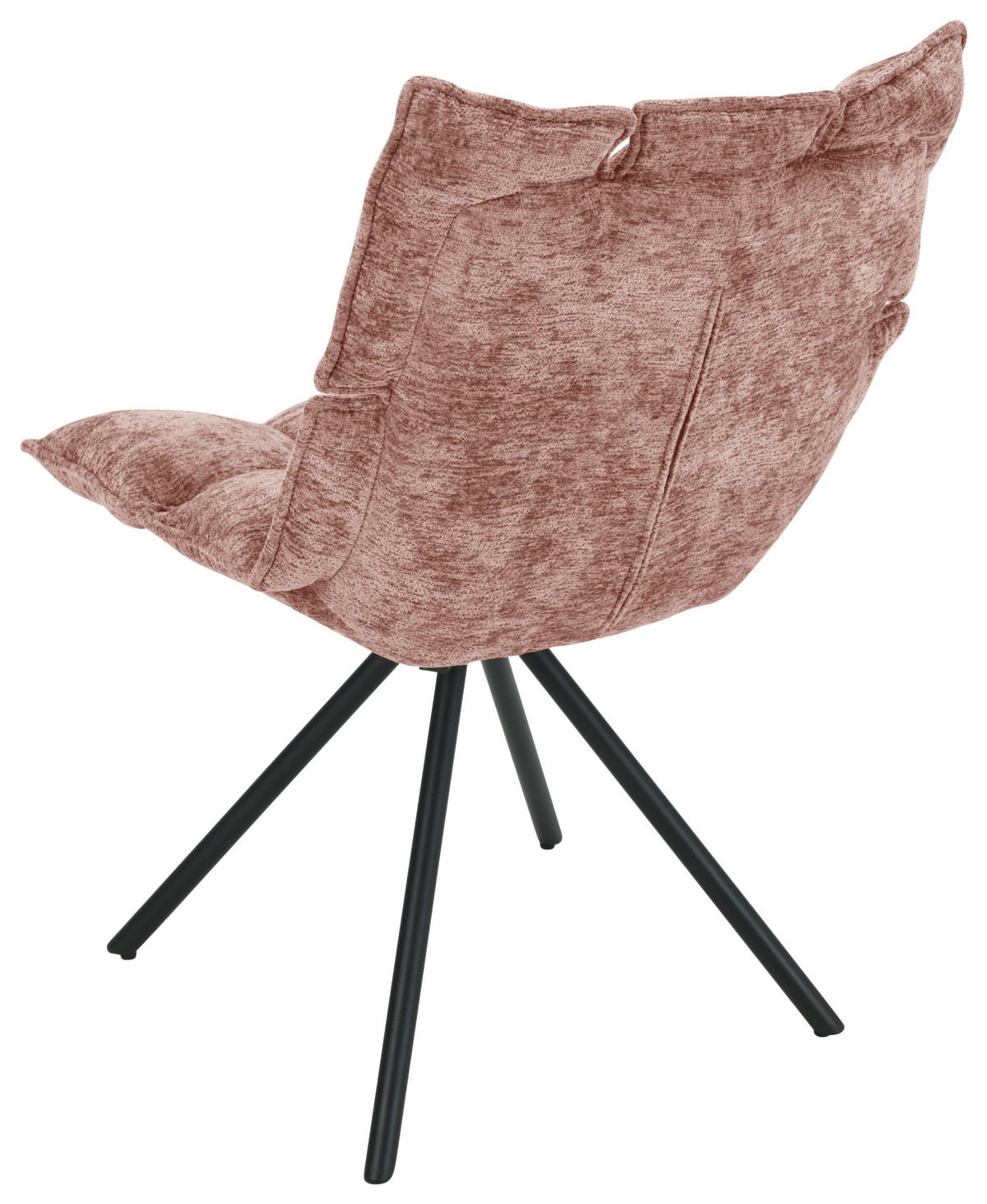 STOLIČKA CARLA - čierna/ružová, Trend, kov/drevo (57/86/66cm) - Mömax