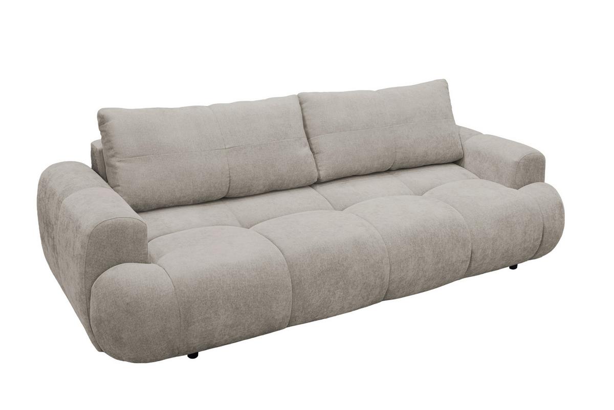 Schlafsofa Alessano Beige, B: 254cm - Champagner/Beige, MODERN, Holzwerkstoff/Kunststoff (254/69-93/116cm) - MID.YOU