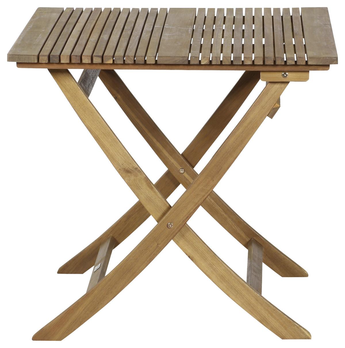 Balkonmöbel Set Falun Echtholz Akazie - Akaziefarben, KONVENTIONELL, Holz - Siena Garden