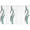 Flächenvorhang Cara 6er Set - Weiß/Grau, Design, Textil (60/260cm)