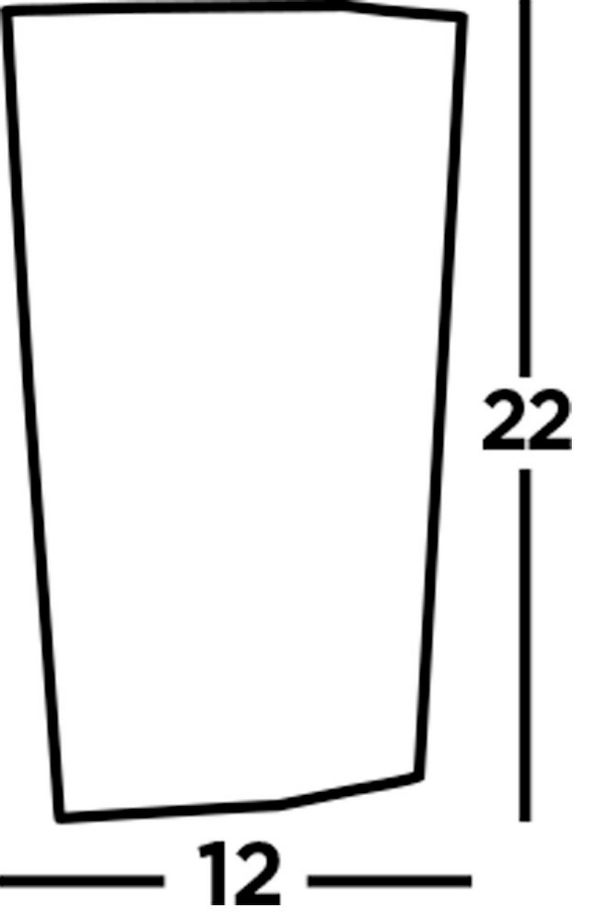 LED-Außenleuchte 5600-2bk-Led - Schwarz, Basics, Glas/Metall (12/22cm)