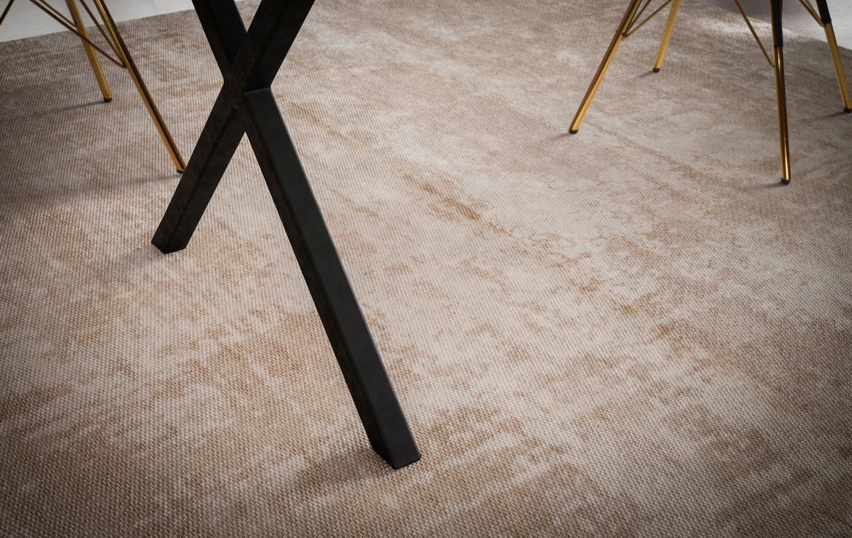 Esstisch Wl7.251 - Schwarz/Akaziefarben, MODERN, Holz/Metall (120/60/76cm) - MID.YOU