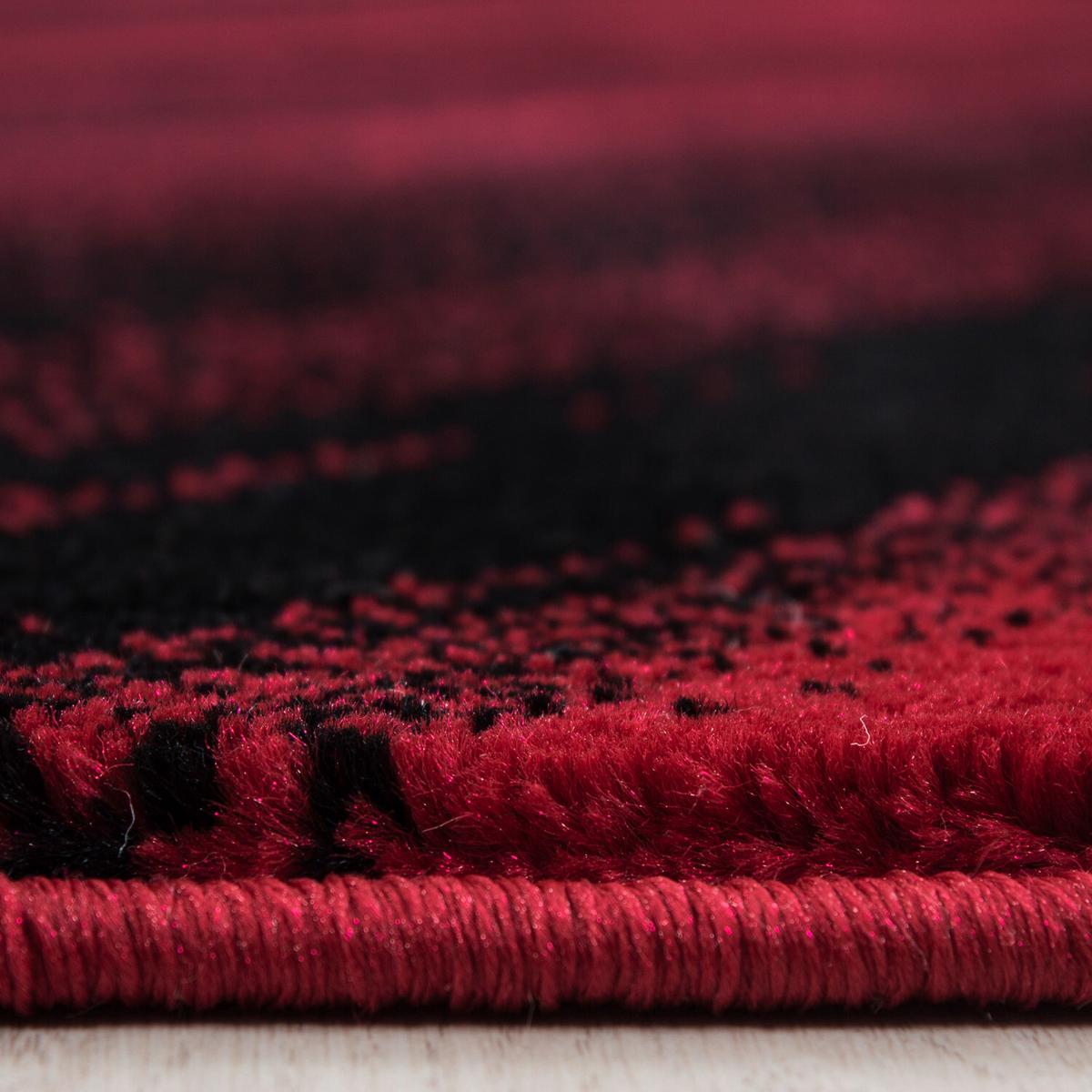 Flachwebteppich Miami - Rot, Design, Textil (140/200cm) - Novel