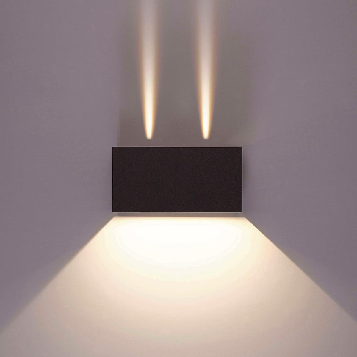 Außenwandleuchte 2528000281696 Quad - Anthrazit, Design, Metall (21.5/10.8/11cm)