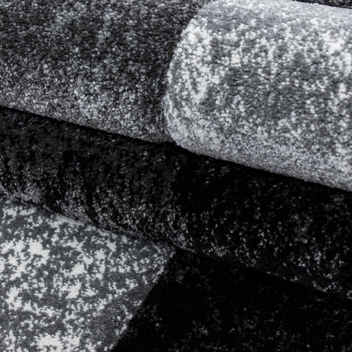 Webteppich Schwarz Naturfaser Hawaii 120x170 Cm - Schwarz, KONVENTIONELL, Textil (120/170cm)