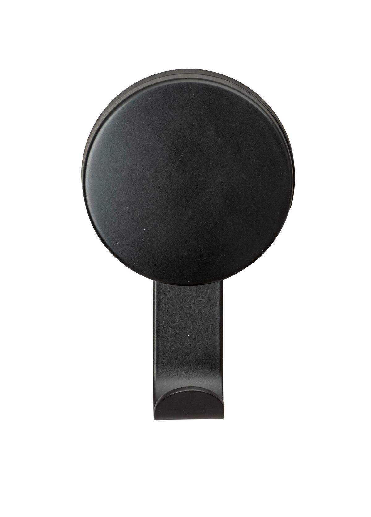 Wandhaken Static Loc Pavia 24894100 - Schwarz, MODERN, Metall (6/10/3,5cm) - Wenko