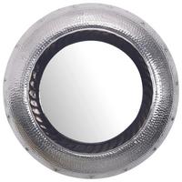 Wandspiegel Silberfarben B: 74 cm - Silberfarben, Design, Glas/Metall (74/74/9cm) - MID.YOU