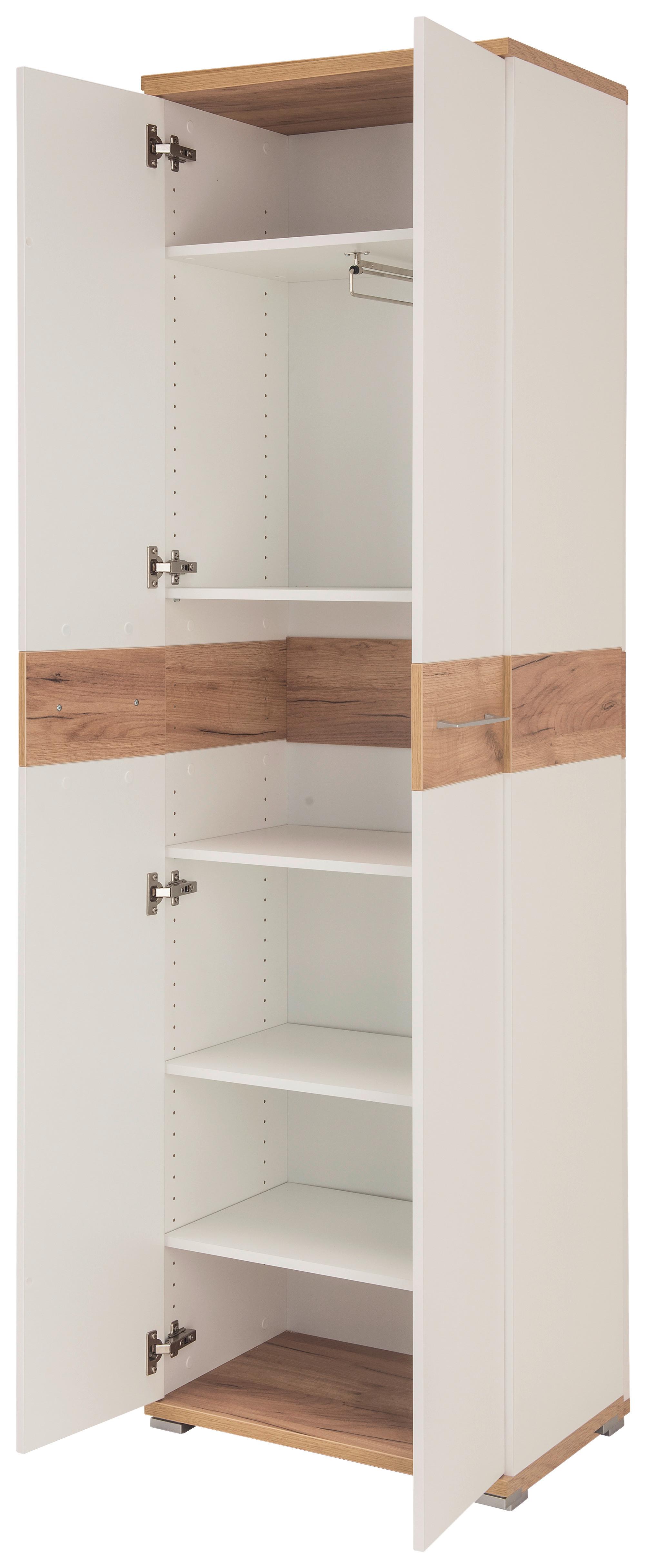 Garderobenschrank mit Drehtüren