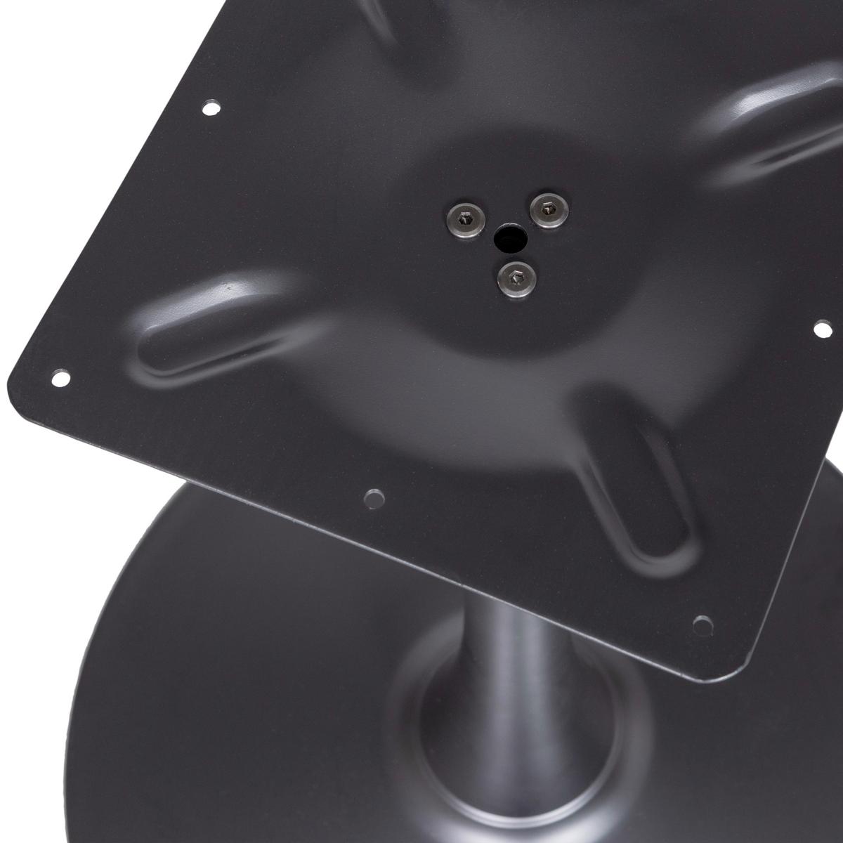 TISCHGESTELL Tablo Schwarz L: 60cm - Schwarz, MODERN, Metall (60/60/72cm) - Livetastic