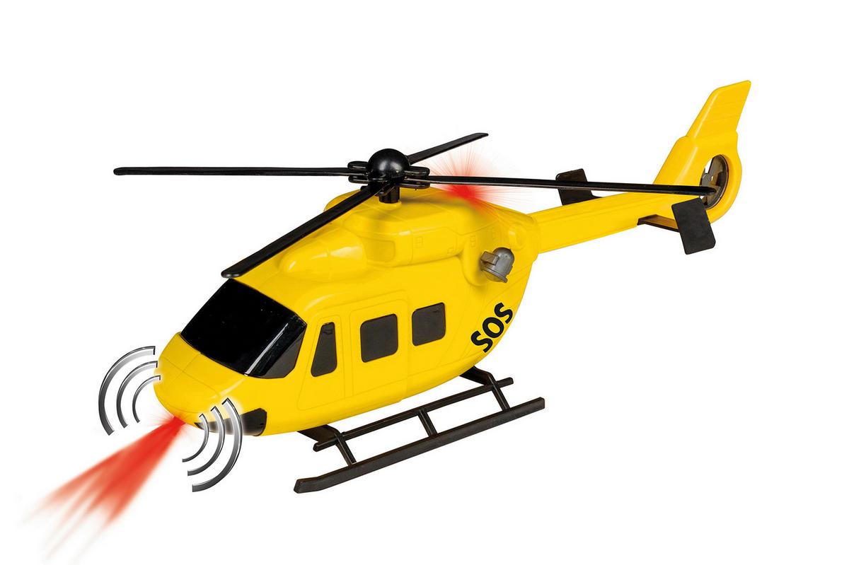 Hubschrauber Max - Gelb, Basics, Kunststoff (30 cm/15 cm/11 cmcm)