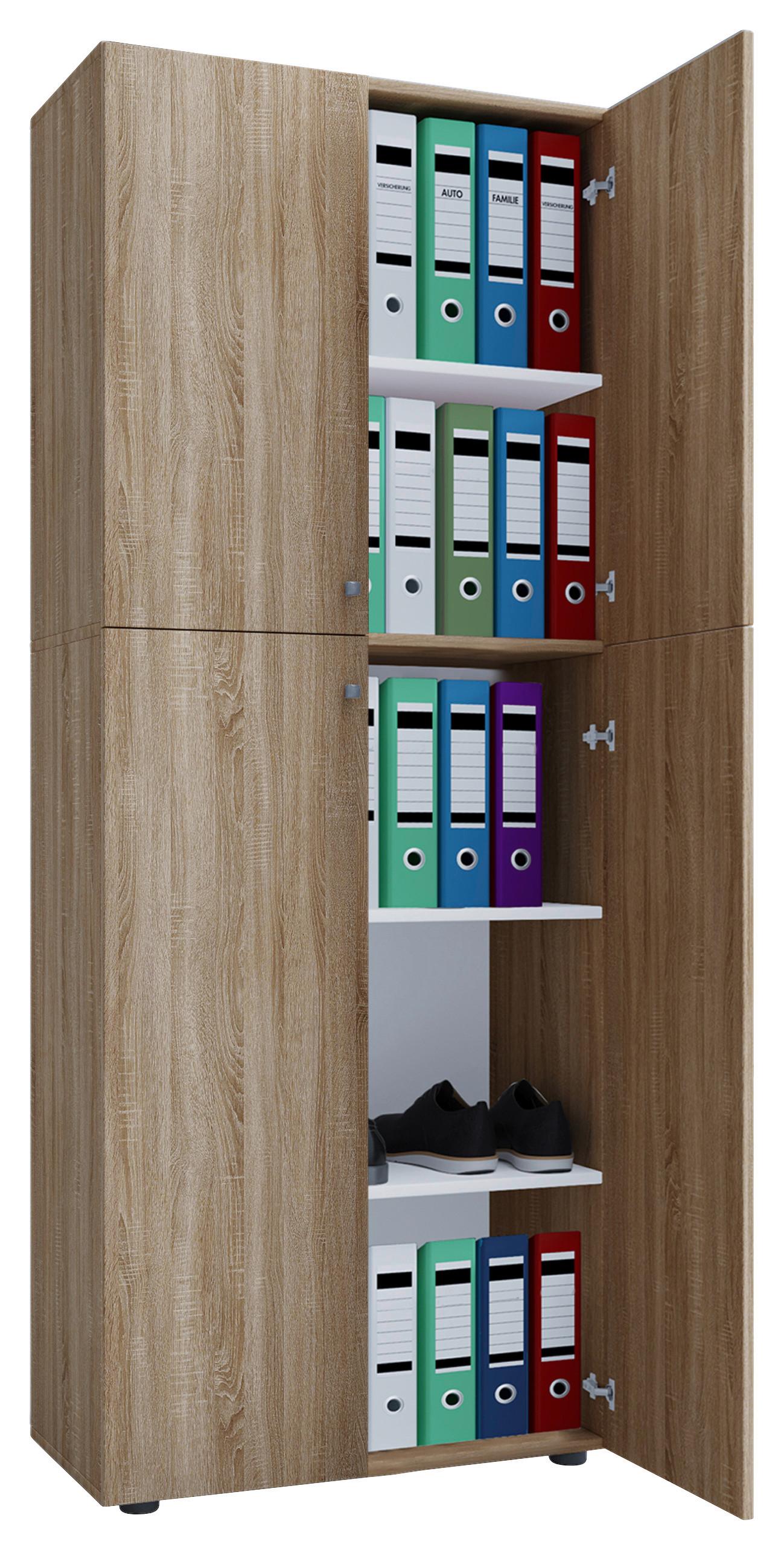 Aktenschrank Lona Eiche Dekor B 70 cm