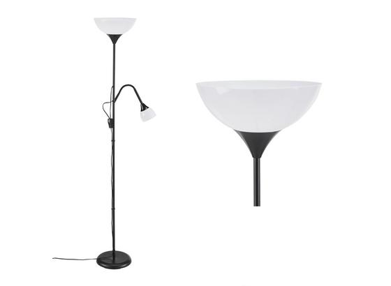 Stojacia Lampa Cenový Trhák - čierna/biela, Konvenčný, kov/plast (28/175cm) - Based Stojacia Lampa Cenový Trhák - čierna/biela, Konvenčný, kov/plast (28/175cm) - Based