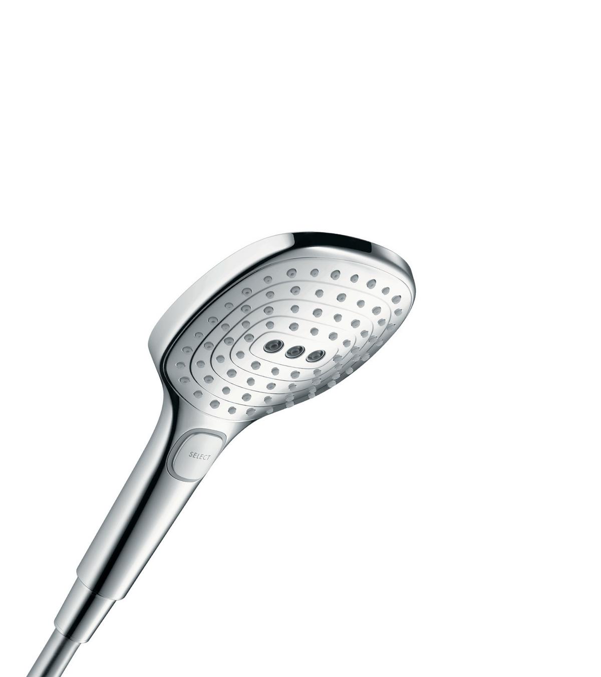 Handbrause Hansgrohe Chrom 3-Fach verstellbar - Chromfarben, Basics, Kunststoff (12,2/19,8/16,8cm) - Hansgrohe