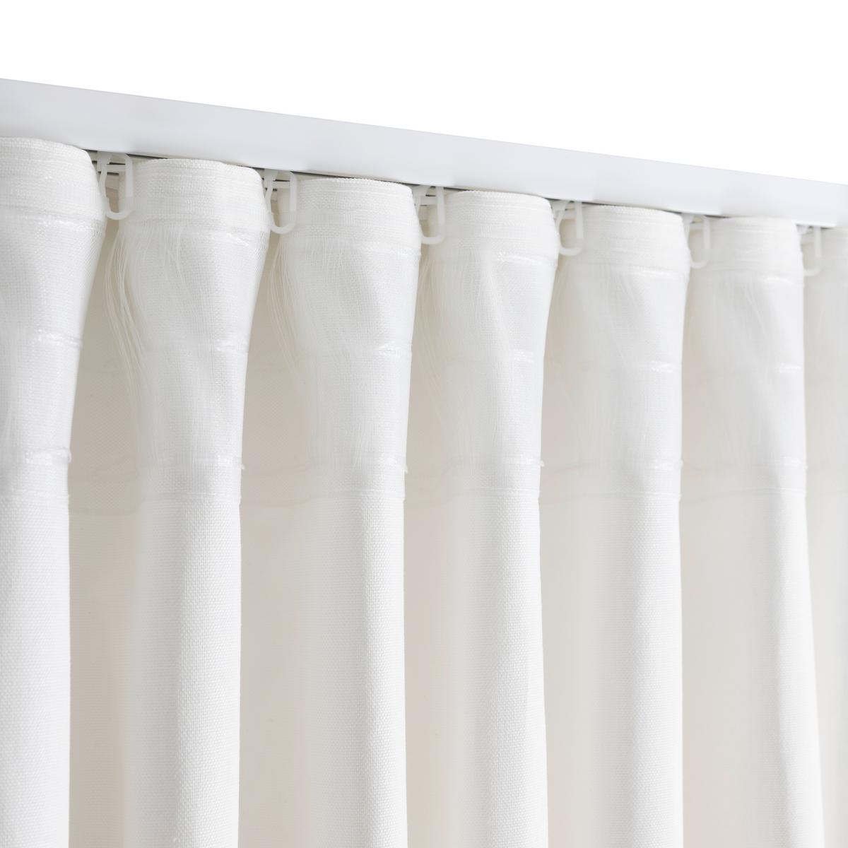 Hotový závěs Bio-Helene, 140/255cm, bílá - přírodní barvy, Moderní, textil (140/255cm) - ecoTree