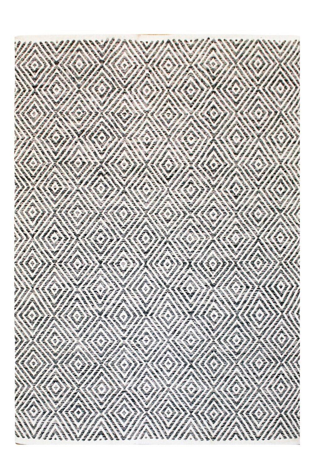 Flachwebteppich Aperitif Grau, 160x230 cm - Grau, KONVENTIONELL, Textil (160/230cm)