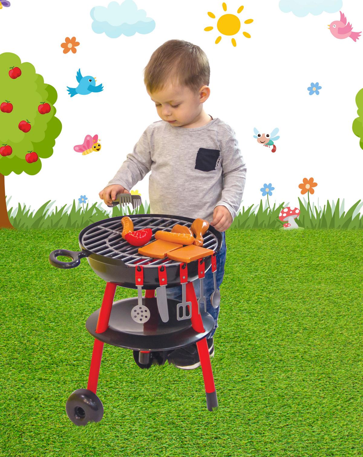 Kindergrill Finn - Multicolor, KONVENTIONELL, Kunststoff (41/39/51cm)