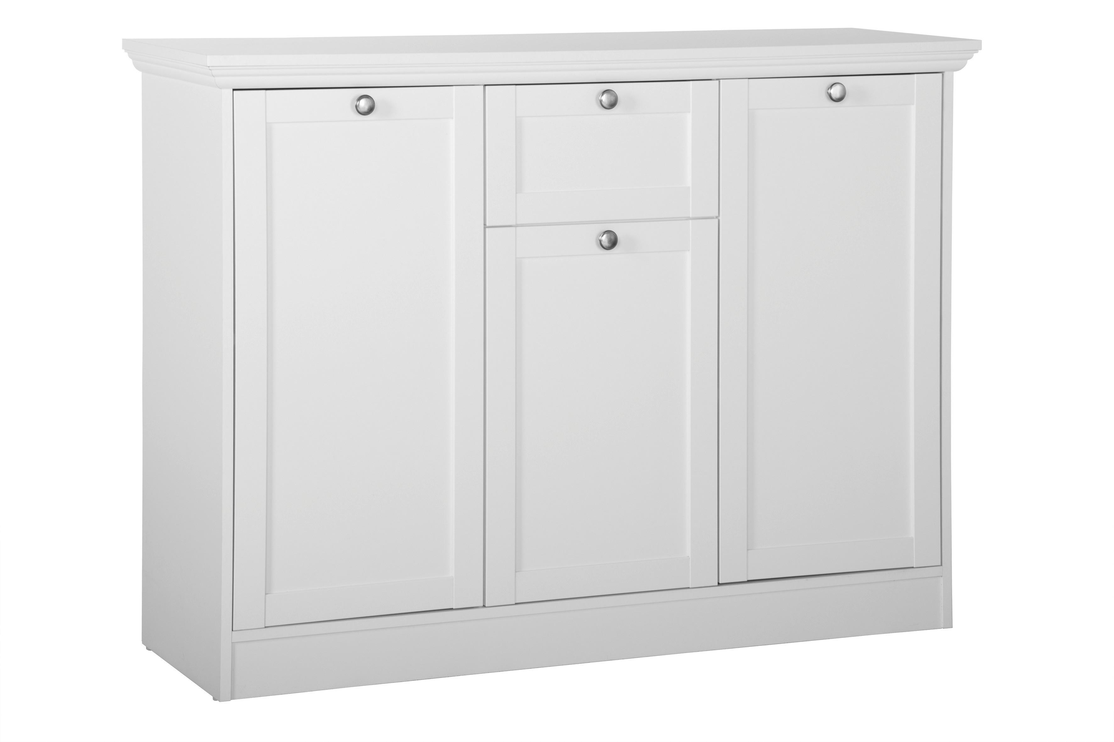 Kommode B 120cm E-Landwood 15, Weiß