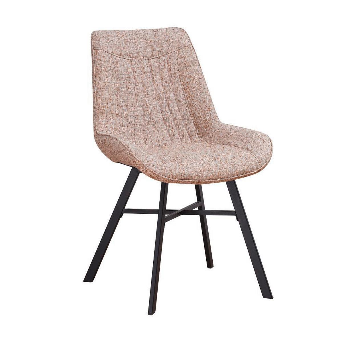Stuhl-set Samuel - Beige/Schwarz, Design, Textil (53/87/63cm) - MID.YOU