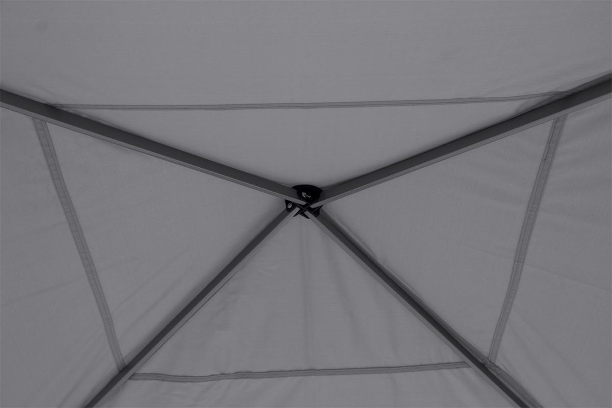 Pavillon Starter Bxhxt 3x2,6x3 M Mit Tragetasche - Grau, KONVENTIONELL, Textil/Metall (300/260/300cm) - Siena Garden