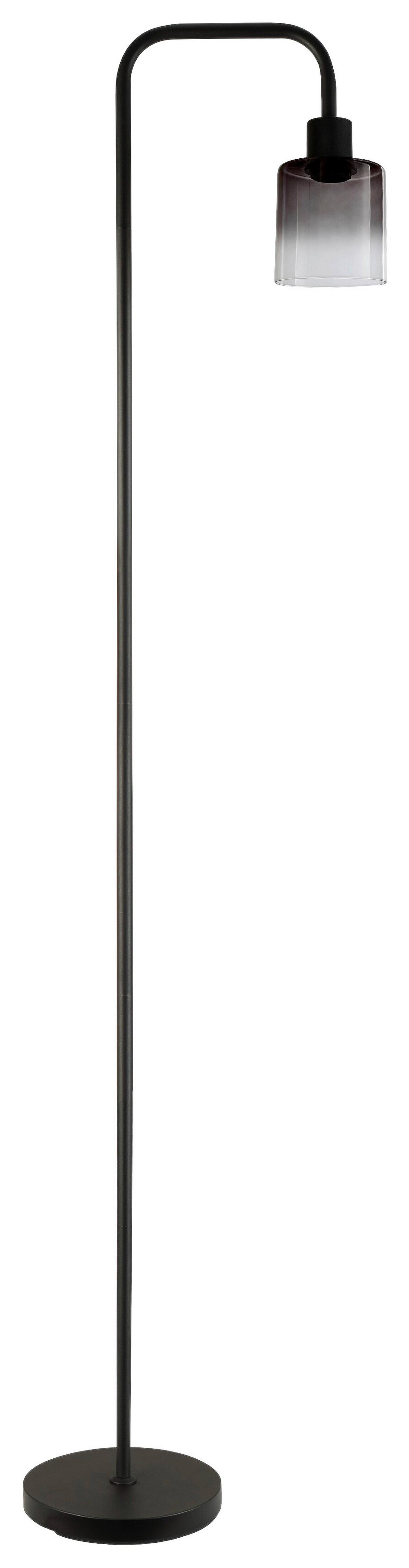 STOJACIA LAMPA ESTELLE - čierna, Modern, kov/sklo (38,5/22/160,5cm) - Mömax