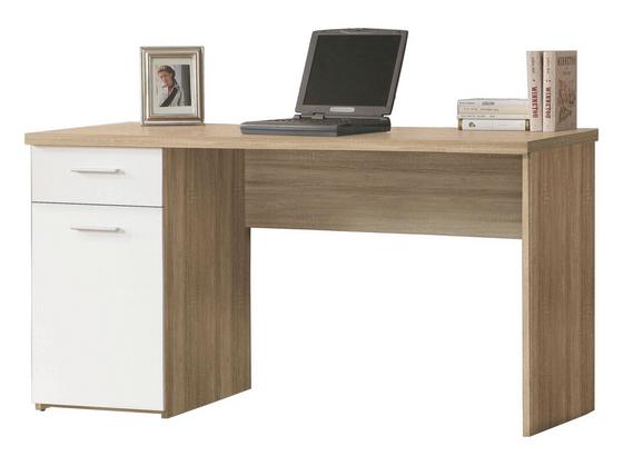 Schreibtisch Net 106 - Weiß/Sonoma Eiche, MODERN, Holzwerkstoff/Kunststoff (140/76,5/60cm) Schreibtisch Net 106 - Weiß/Sonoma Eiche, MODERN, Holzwerkstoff/Kunststoff (140/76,5/60cm)