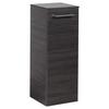 Hängender Midischrank B. Perfekt B: 30,5 cm Dunkelbraun - Dunkelbraun, MODERN, Glas/Holzwerkstoff (30,5/81/32cm) - MID.YOU