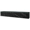 Nízká komoda s LED osvětlením 180cm - šedá/barvy grafitu, Basics, kompozitní dřevo/plast (180/30/33cm) - P & B